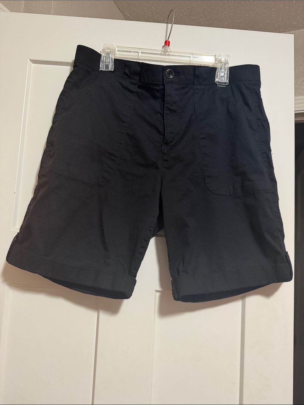 Womens Black Casual Performance Shorts